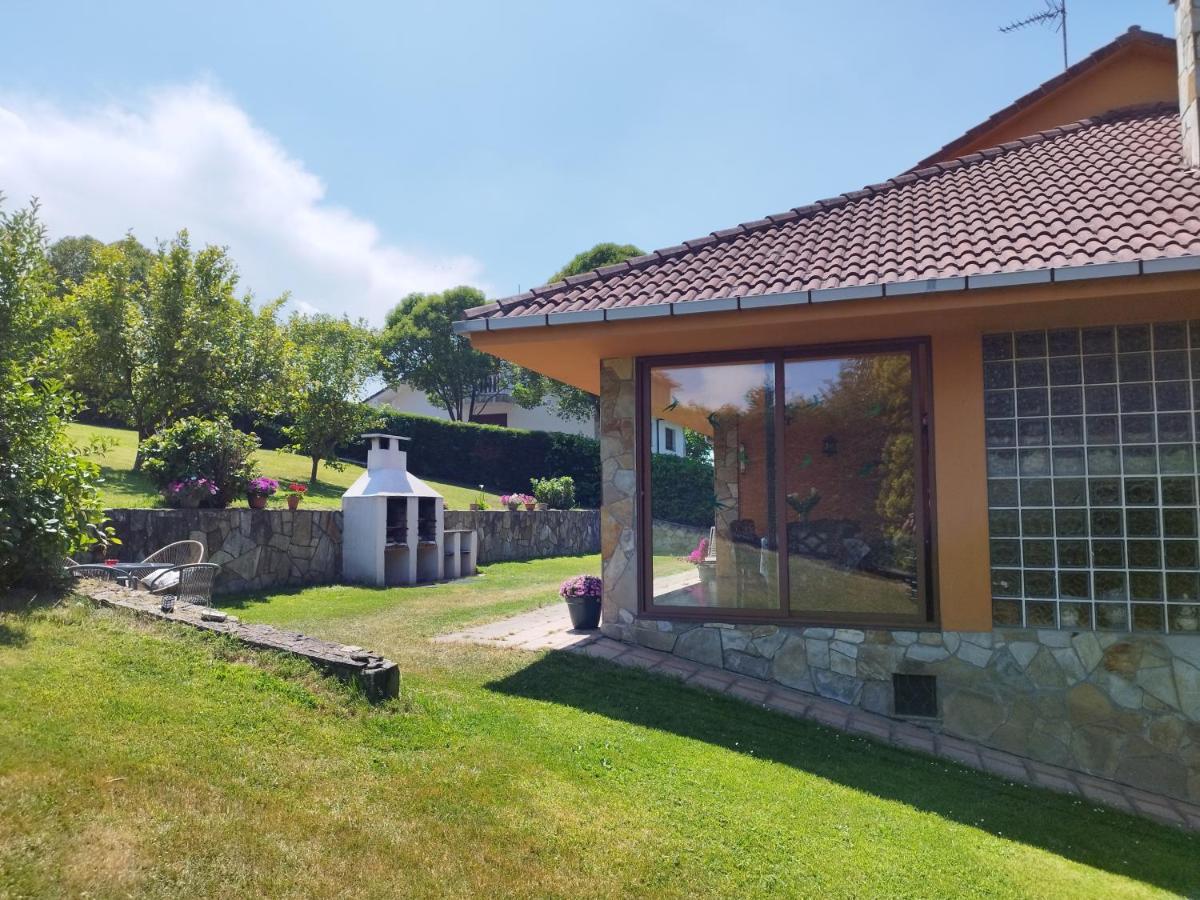 Вилла Piscina Climatizada - Todo El Ano- Playa De La Nora-Chimenea- Barbacoa Кинтуэлес Экстерьер фото